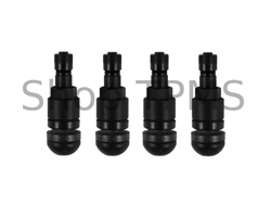 TPMS valve stems in black and grey colors